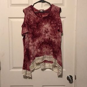 cold shoulder shirt